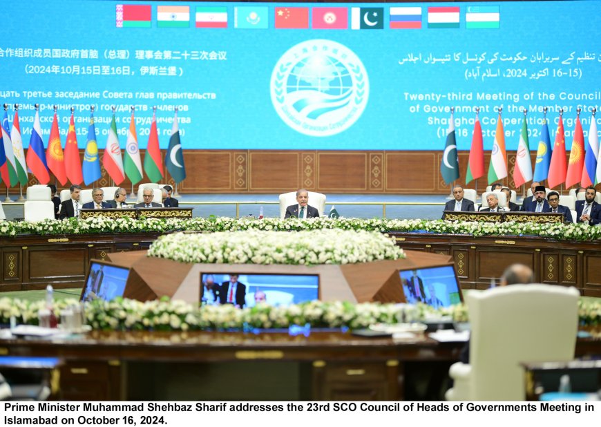SCO Leaders Push for Economic Integration and Trade Cooperation at Islamabad Summit