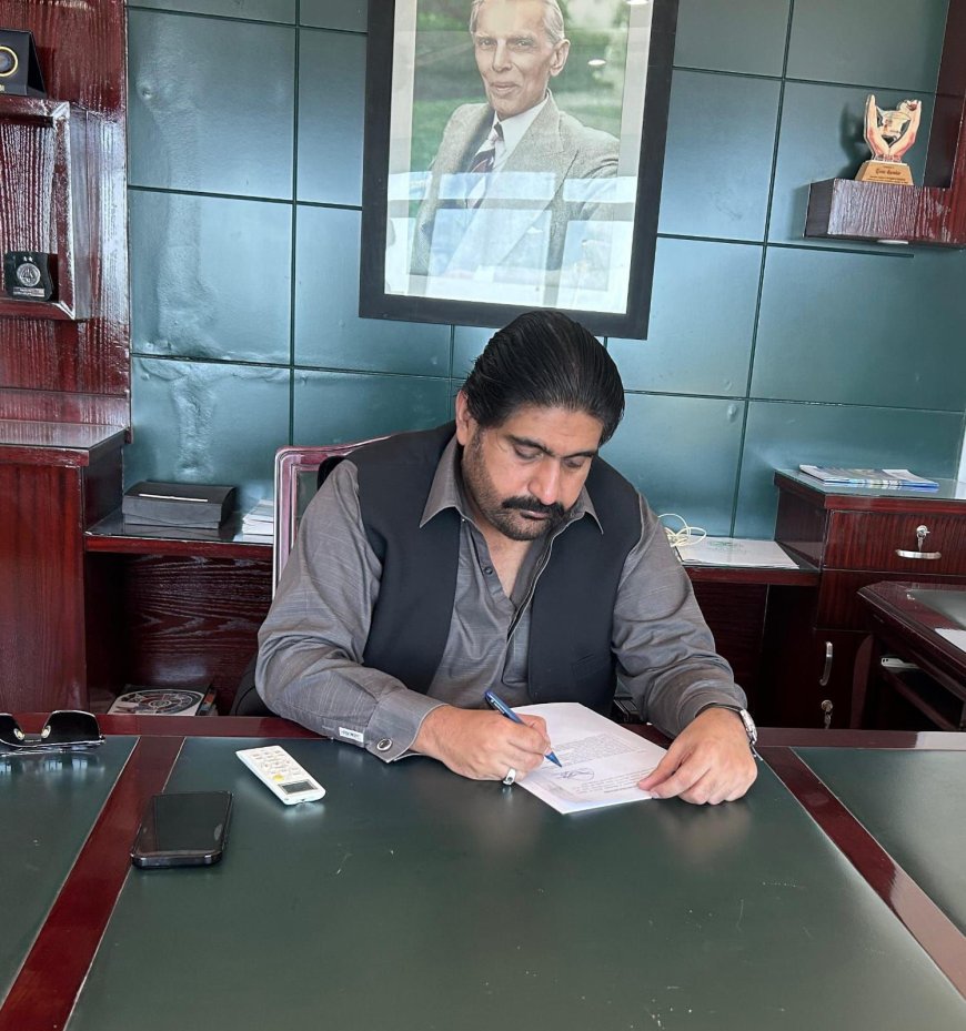 Saifullah Khetran Takes Charge as Director General of Gwadar Development Authority
