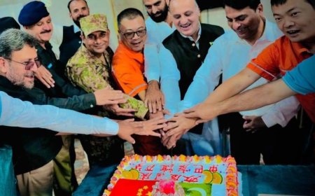 Pakistani and Chinese Officials Celebrate Chinese National Day at Dasu HPP