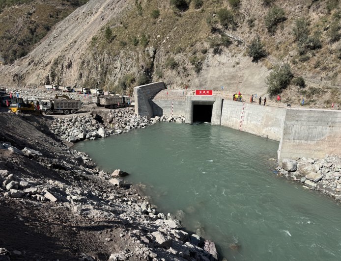 Balakot Hydropower Project Achieves Major Milestone with Successful River Diversion