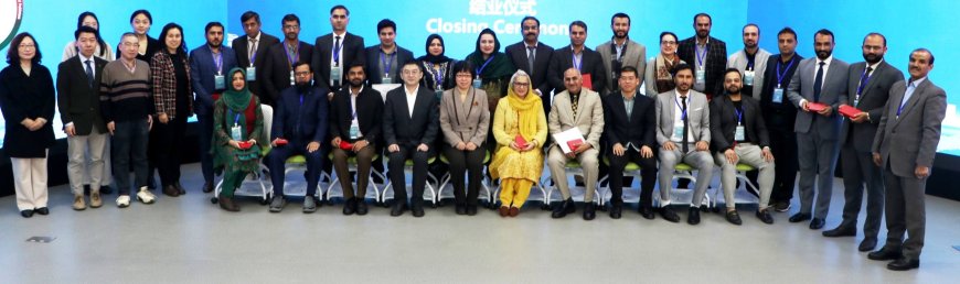 Pakistani Academics Complete Advanced Training in China under CPEC Framework