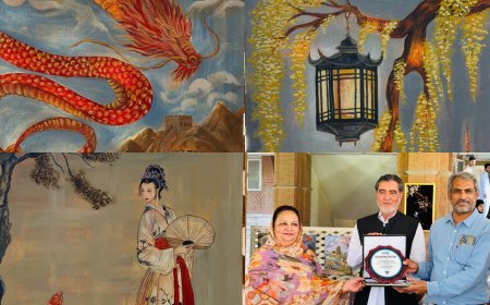 Art Exhibition at University of Peshawar Celebrates 75 Years of Pakistan–China Friendship