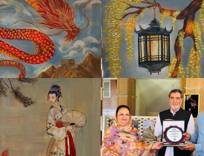 Art Exhibition at University of Peshawar Celebrates 75 Years of Pakistan–China Friendship
